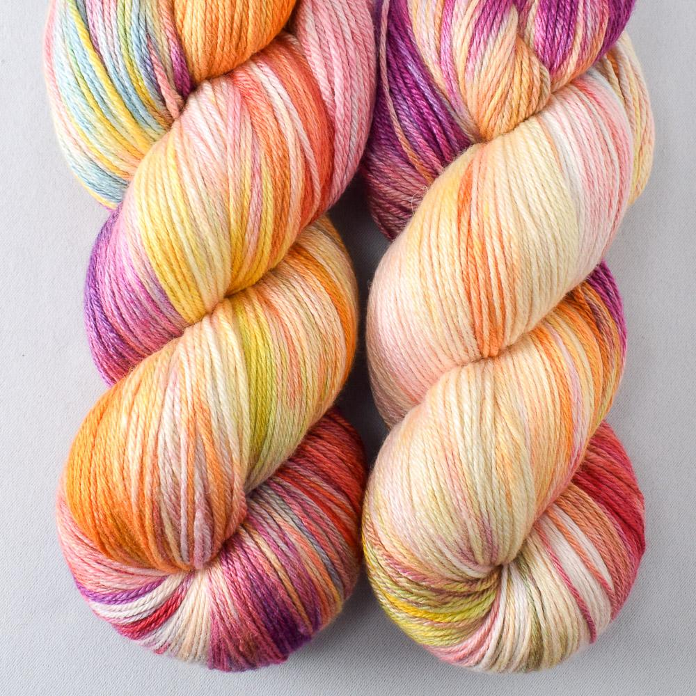 Daisies - Miss Babs Big Silk wool and silk blend yarn