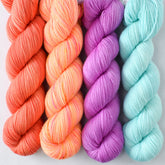 Dancing Spirit, Ergosphere, Tangy, Watering Can - Miss Babs Yummy 2-Ply Quartet