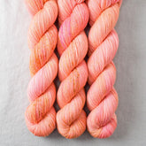 Dancing Spirit - Miss Babs Estrellita fingering weight superwash merino and Lurex yarn