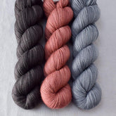 Dark Adobe, Dark Pegasus, Slate - Miss Babs Yummy 2-Ply Trio