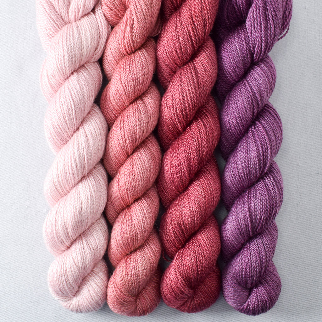 Dark Adobe, Japanese Maple, Smooch, Sugar - Miss Babs Yet Quartet