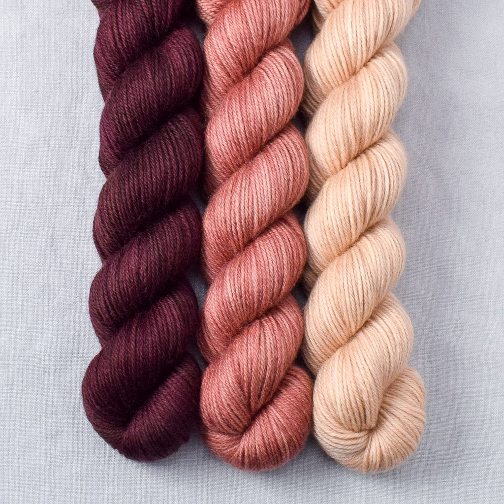 Dark Adobe, Mahogany, Muslin - Miss Babs Yowza Mini Trio