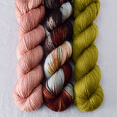 Dark Adobe, Moss, Wolves Den - Miss Babs Yummy 2-Ply Trio
