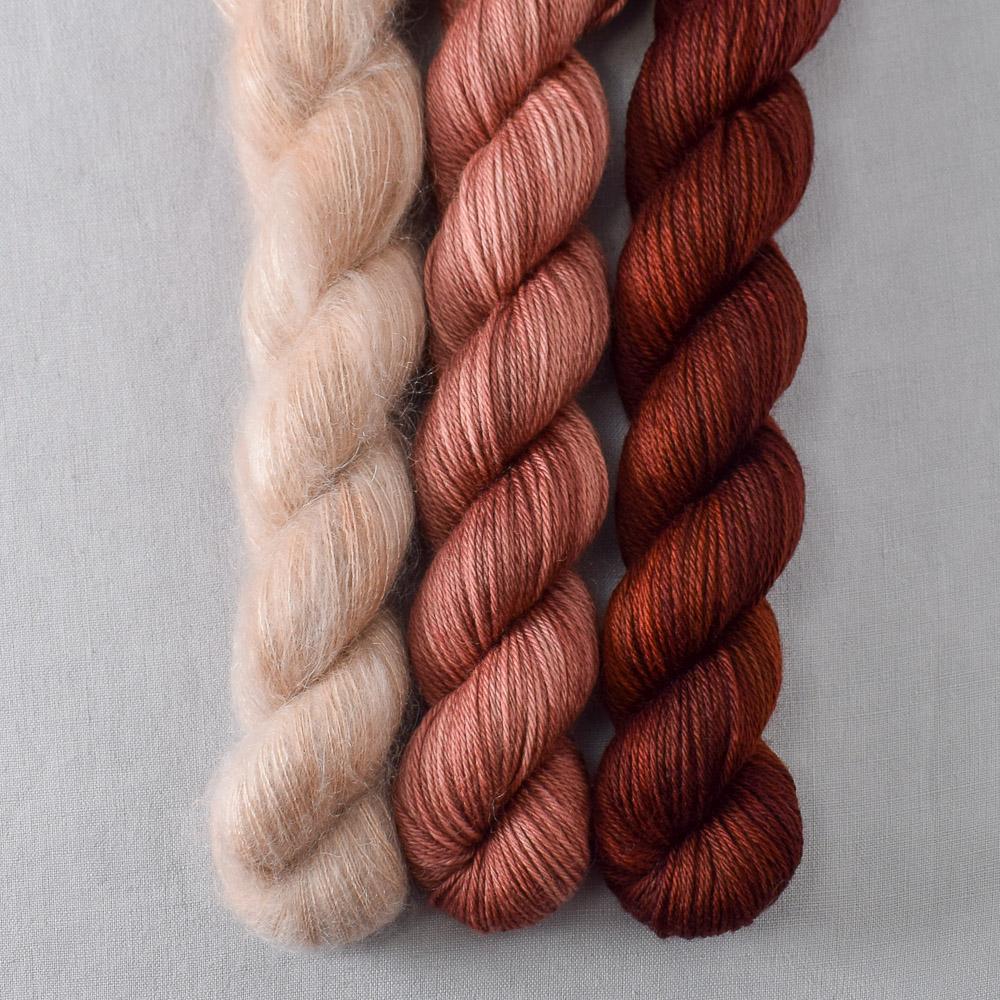 Dark Adobe, Muslin, Russet - Miss Babs Pillowy Cowl Set