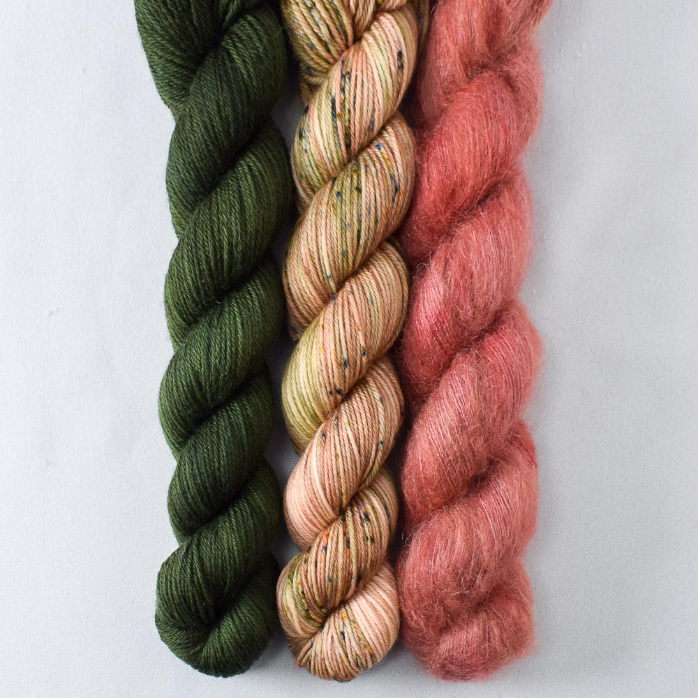Dark Adobe, Nori, Rosy Finch - Miss Babs Pillowy Cowl Set