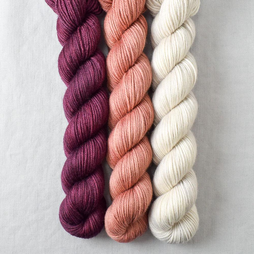 Dark Adobe, Plum, White Peppercorn - Miss Babs Yowza Mini Trio