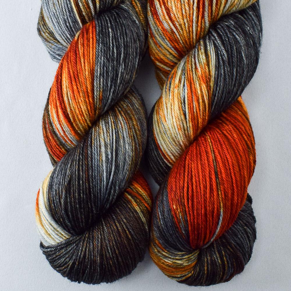 Dark Biker Chick - Miss Babs Yowza superwash Merino wool yarn