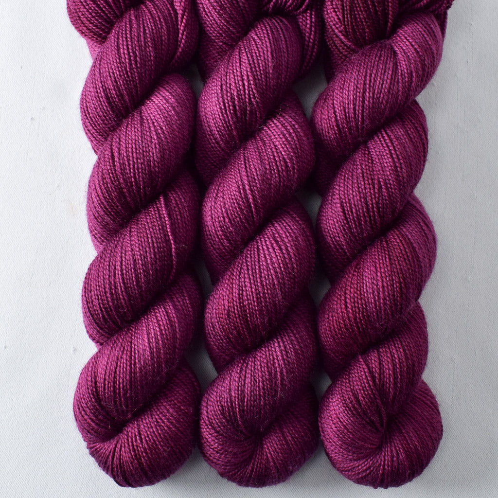 Dark Bougainvillea - Miss Babs Yummy 2-Ply superwash Merino wool yarn