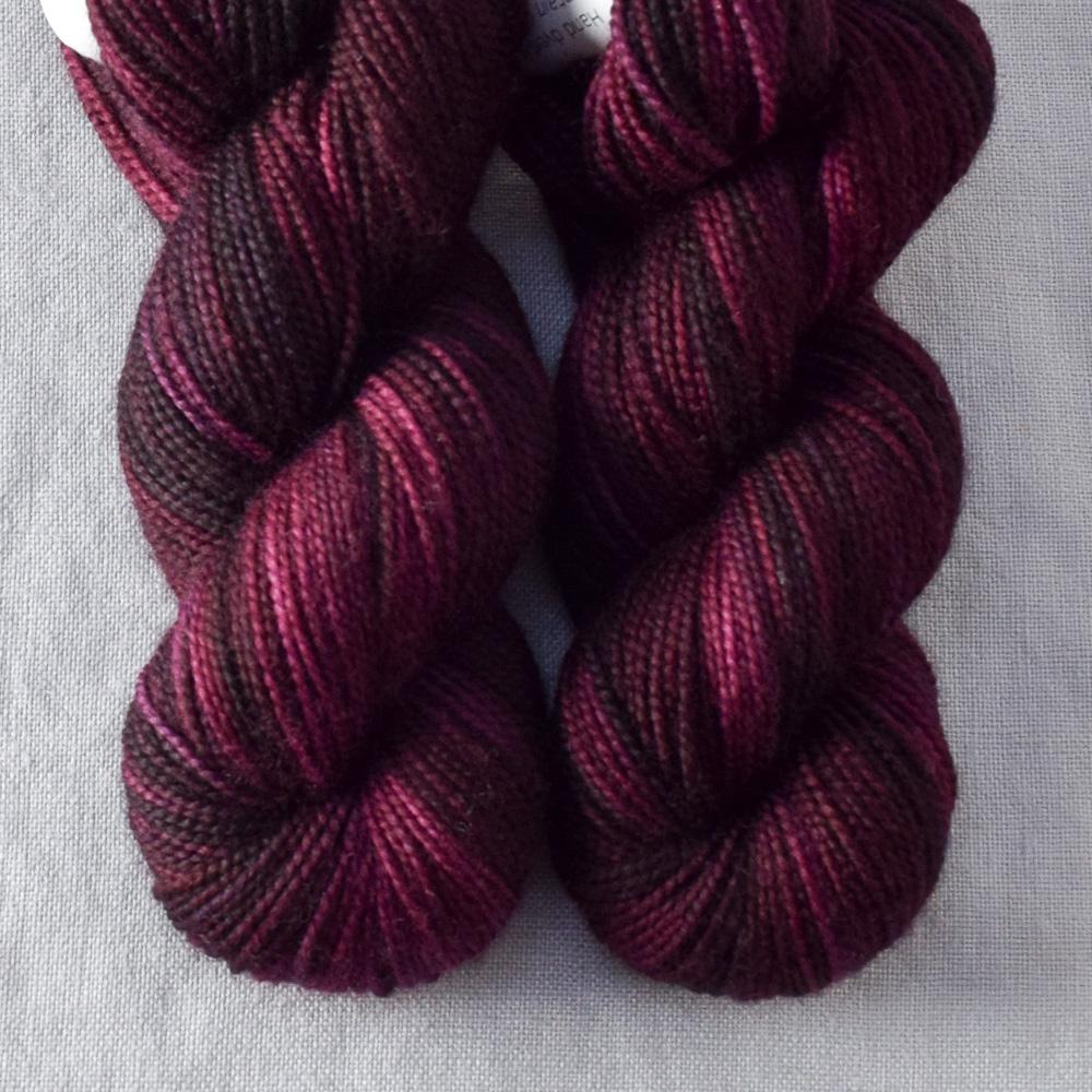 Dark Fury - Miss Babs Yummy 2-Ply Toes superwash Merino wool yarn