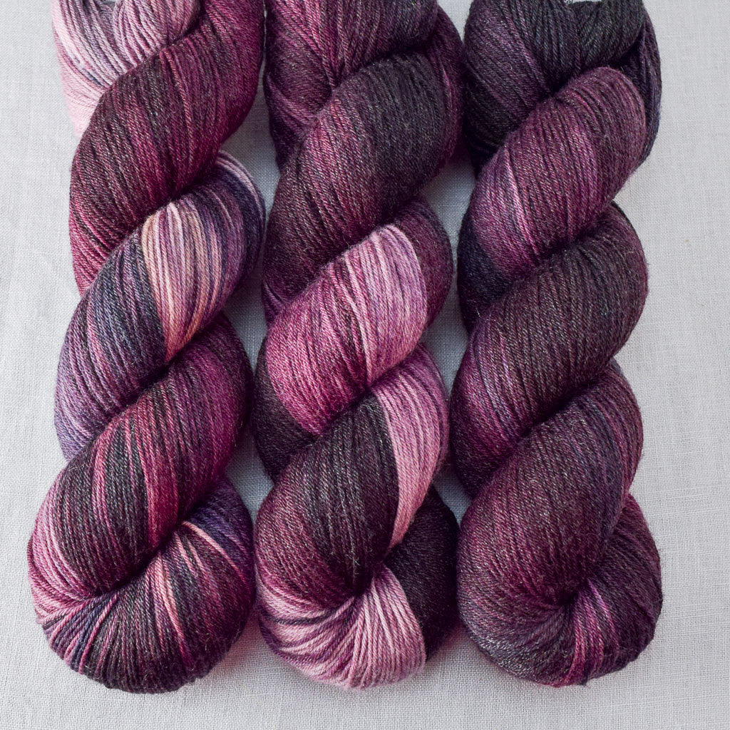 Dark Fury - Miss Babs Tarte wool blend sock yarn