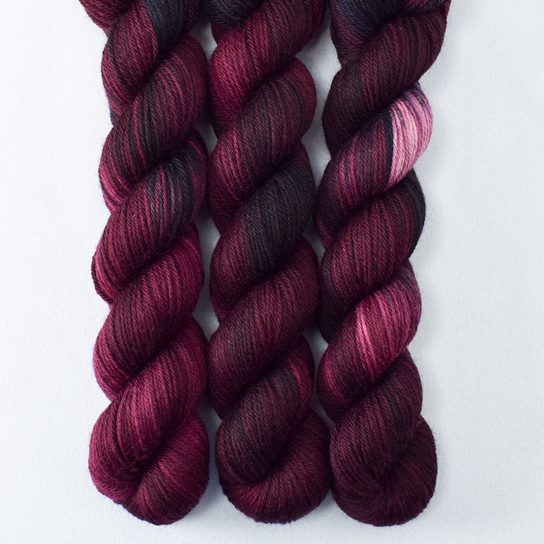 Dark Fury - Miss Babs Yowza Mini superwash Merino wool yarn