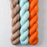 Dark Parchment, Deer Moss, French Marigold - Miss Babs Yowza Mini Trio