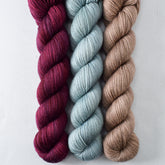 Dark Parchment, Devotion, Oregon Mist - Miss Babs Yowza Mini Trio