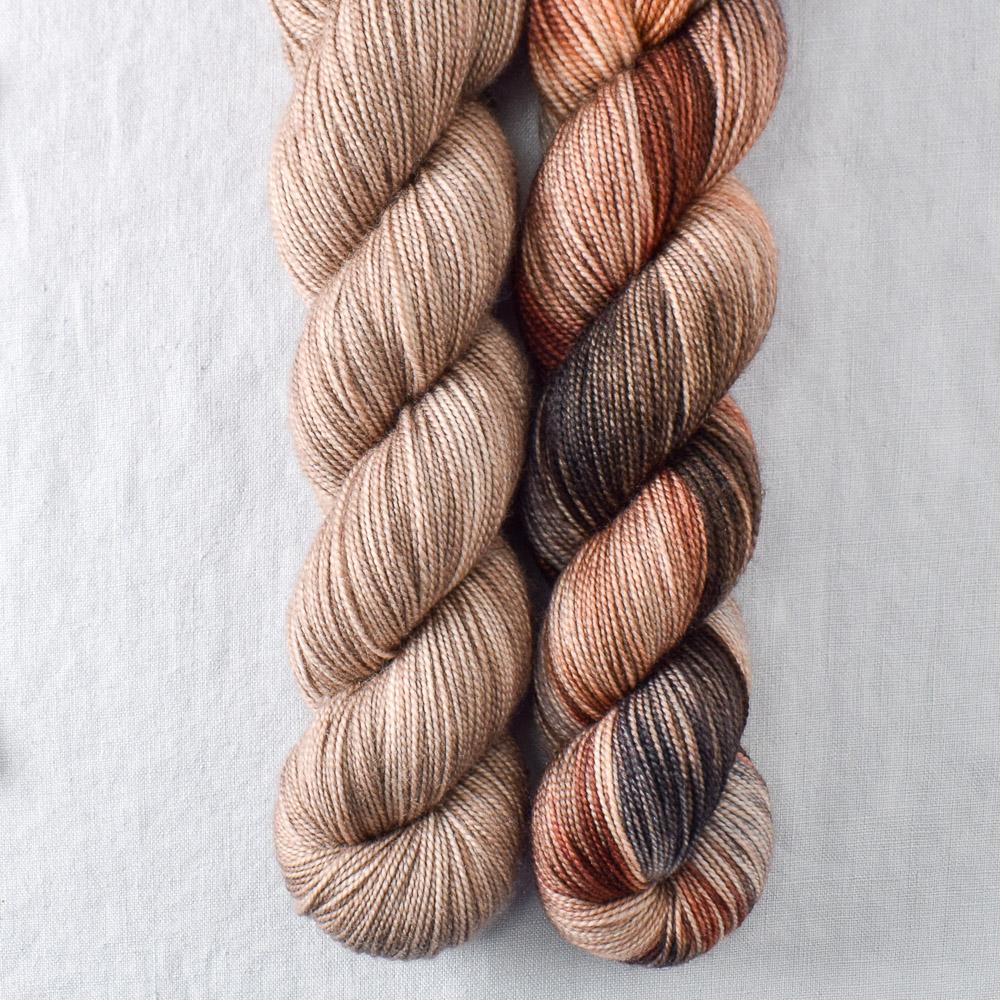 Dark Parchment, Underbrush - Miss Babs 2-Ply Duo
