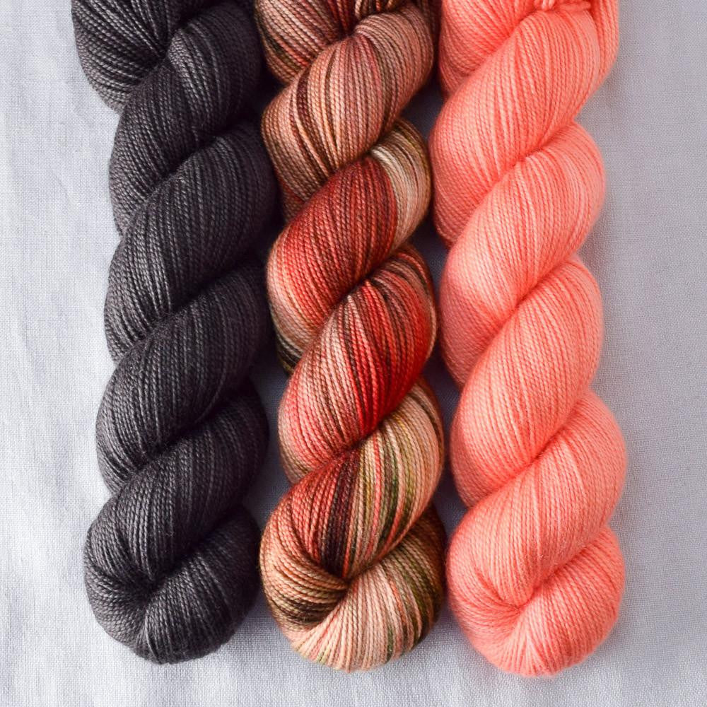 Dark Pegasus, Favorite Boots, Spicy Papaya - Miss Babs Yummy 2-Ply Trio