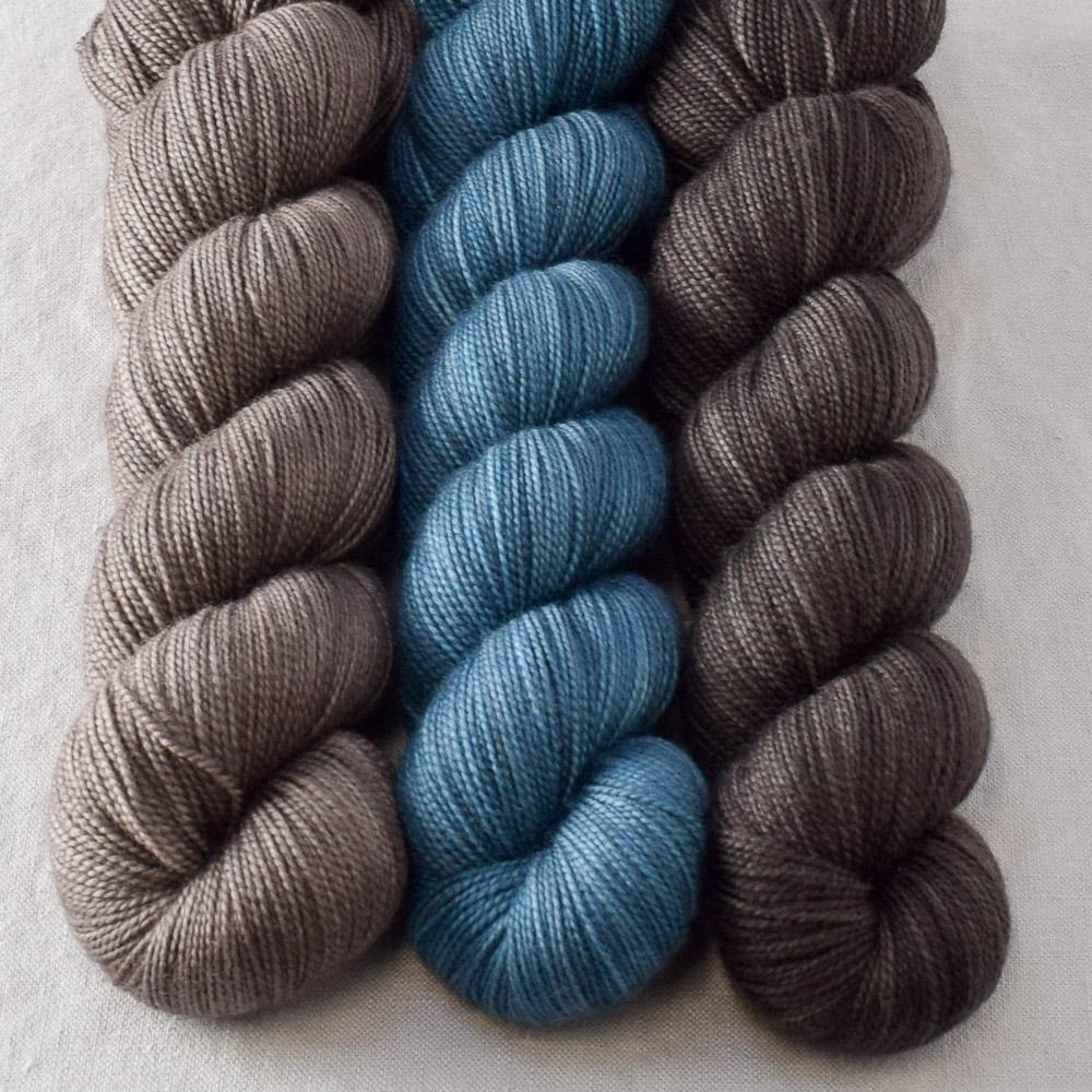 Dark Pegasus, Field Mouse, Suspense - Miss Babs Yummy 2-Ply Trio