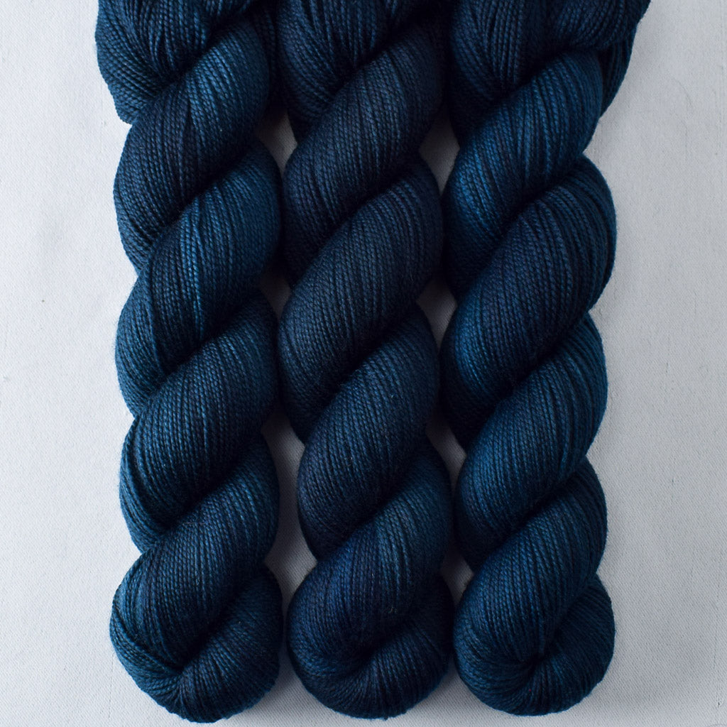 Dark Perseus - Miss Babs Yummy 2-Ply superwash Merino wool yarn