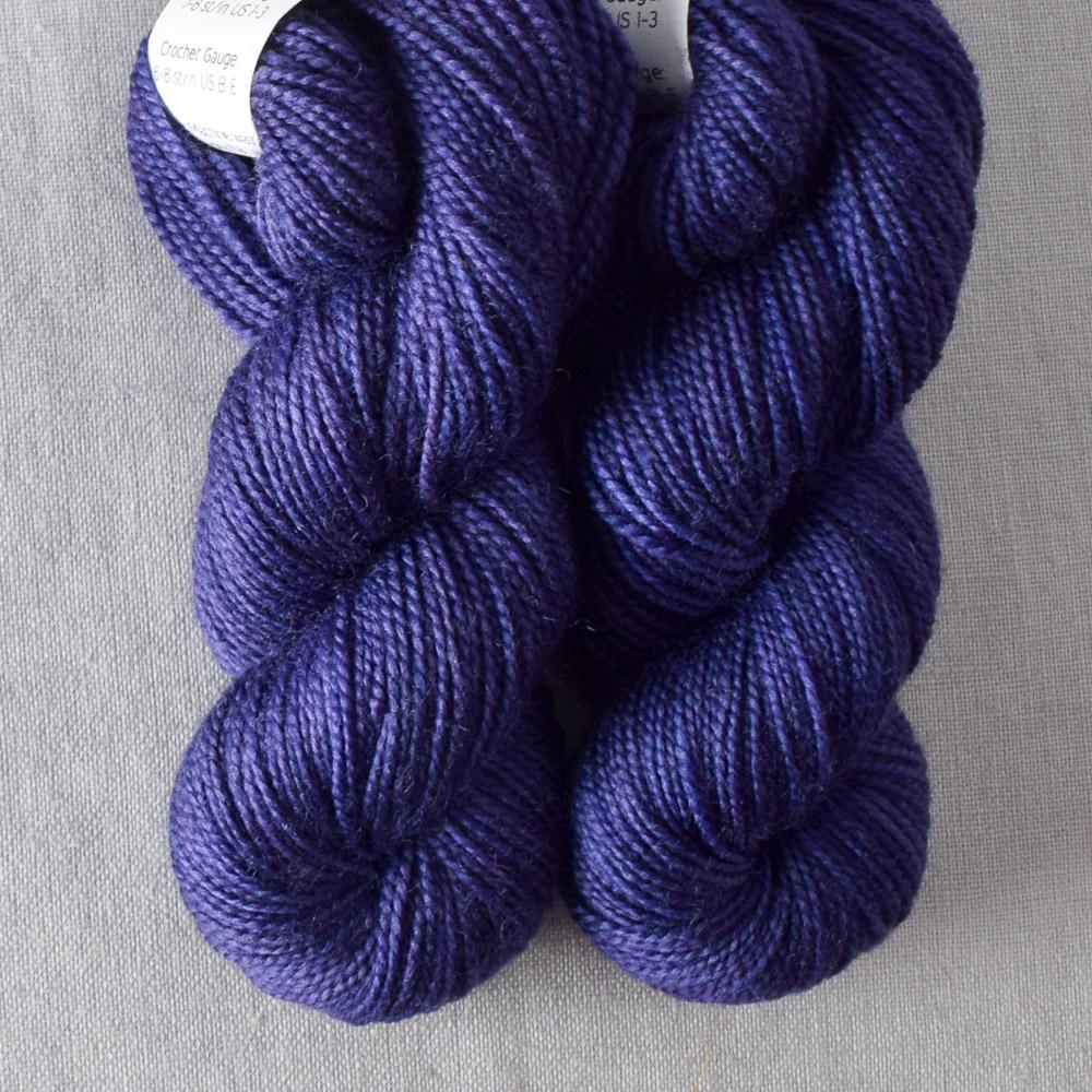 Dark Pleiades - Miss Babs Yummy 2-Ply Toes superwash Merino wool yarn