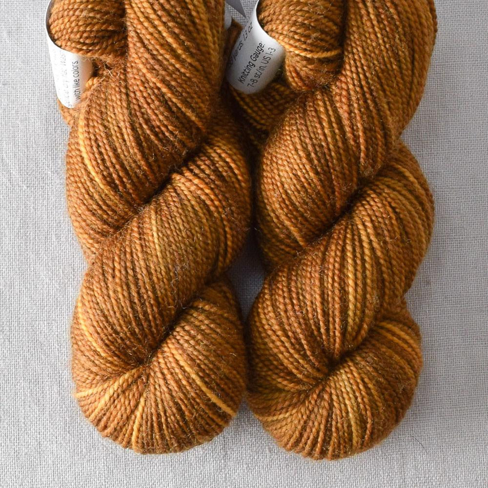 Dark Roast - Miss Babs Yummy 2-Ply Toes superwash Merino wool yarn
