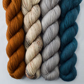 Dark Roast, Oyster, Rock Sparrow, Suspense - Miss Babs Yummy 2-Ply Quartet