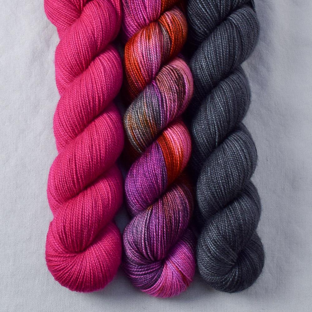 Deep Sea Jellyfish, Floyd, Pewter - Miss Babs Yummy 2-Ply Trio