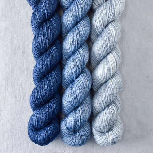 Denim, Faded, Stonewashed - Miss Babs Yowza Mini Trio