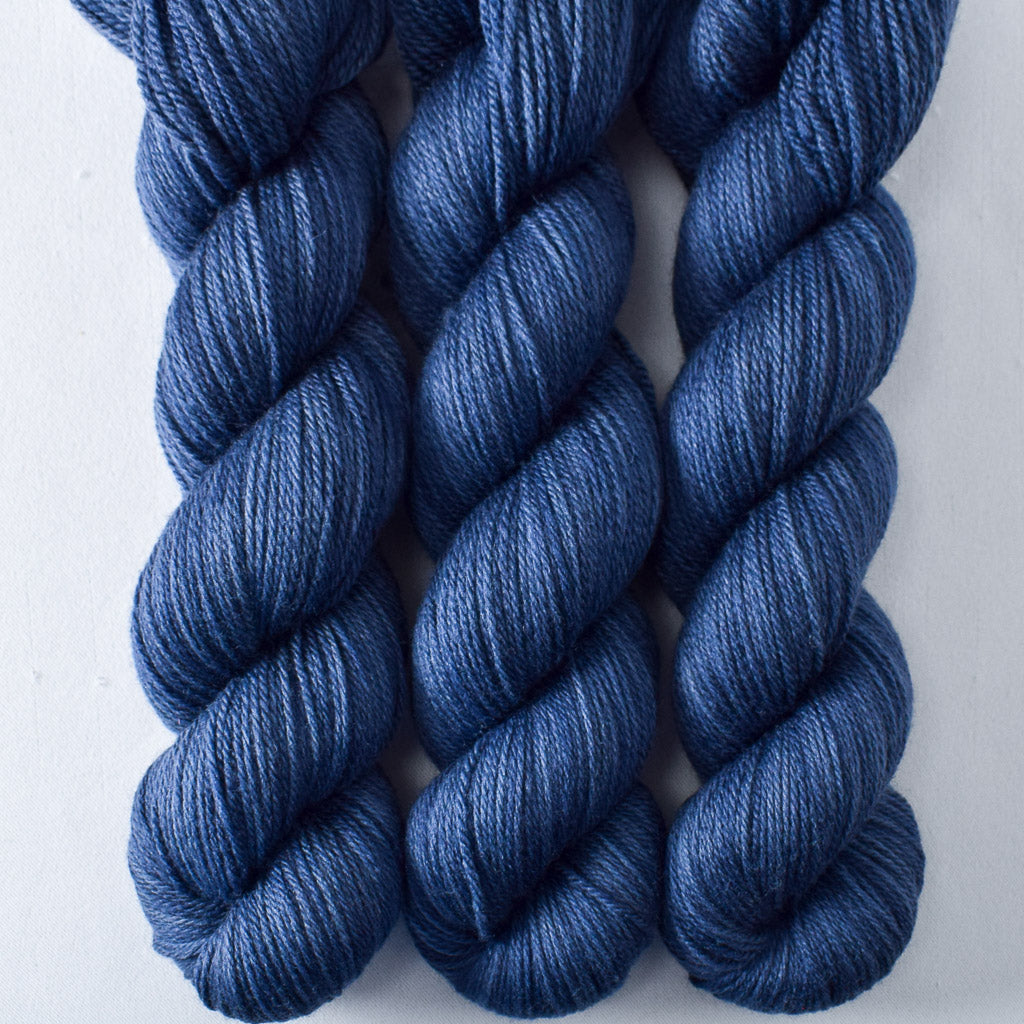 Denim - Miss Babs Killington wool and silk blend yarn