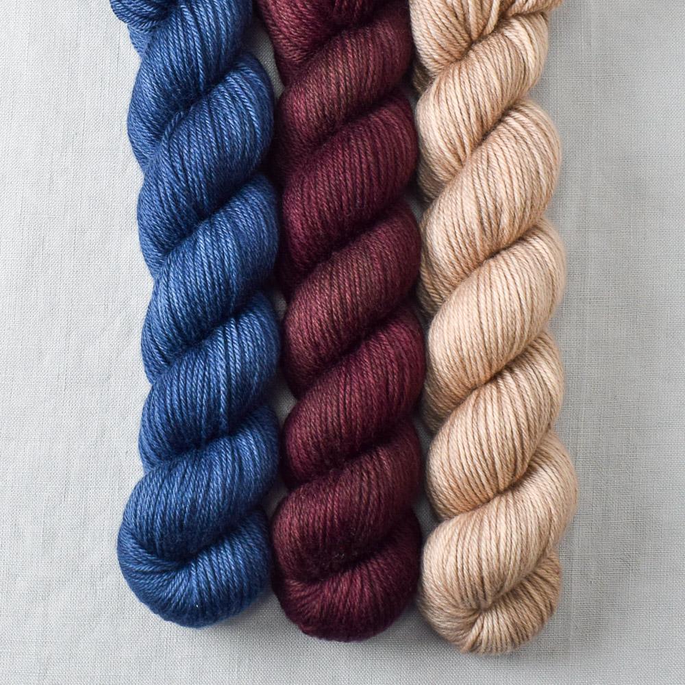 Denim, Mahogany, Parchment - Miss Babs Yowza Mini Trio