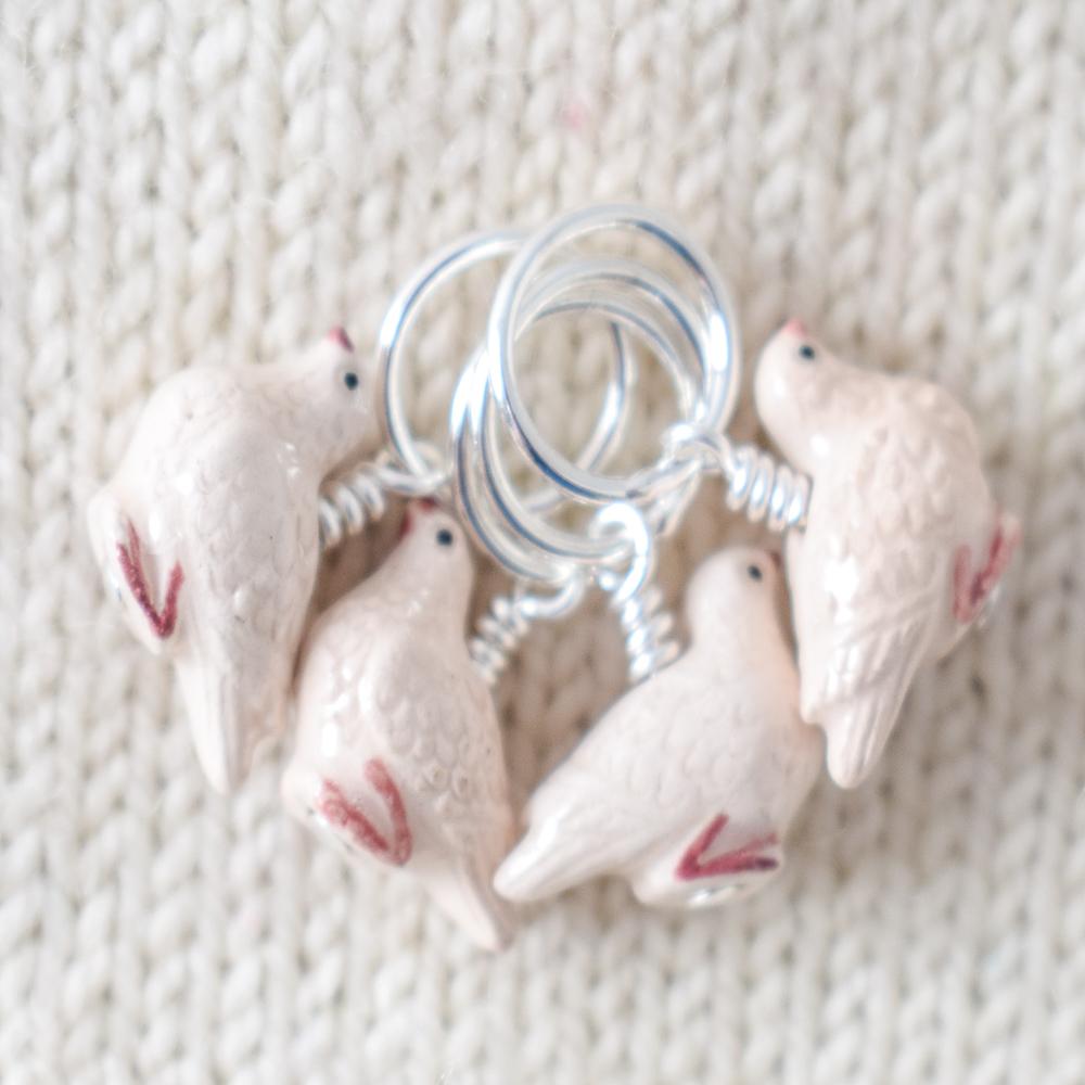 Dove Stitch Markers - Miss Babs Stitch Markers