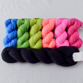 Follow the Rabbit Gradient and Blackbird Yummy 2-Ply - Shawl Set