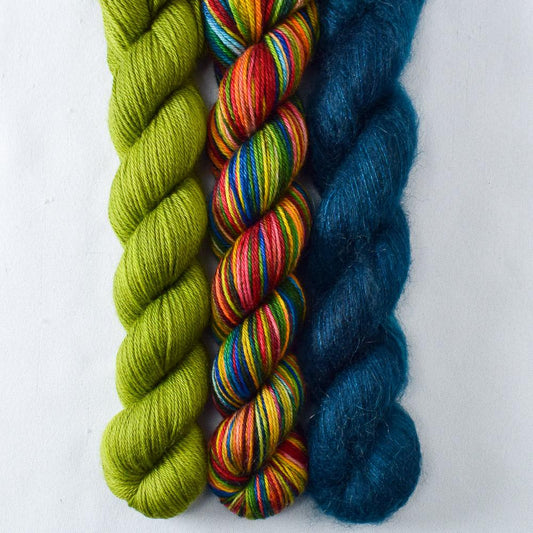 Dragon Claw, Funny Papers, River Severn - Miss Babs Pillowy Cowl Set