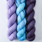 Dusk, Orchid, World in a Book - Miss Babs Yummy 2-Ply Trio