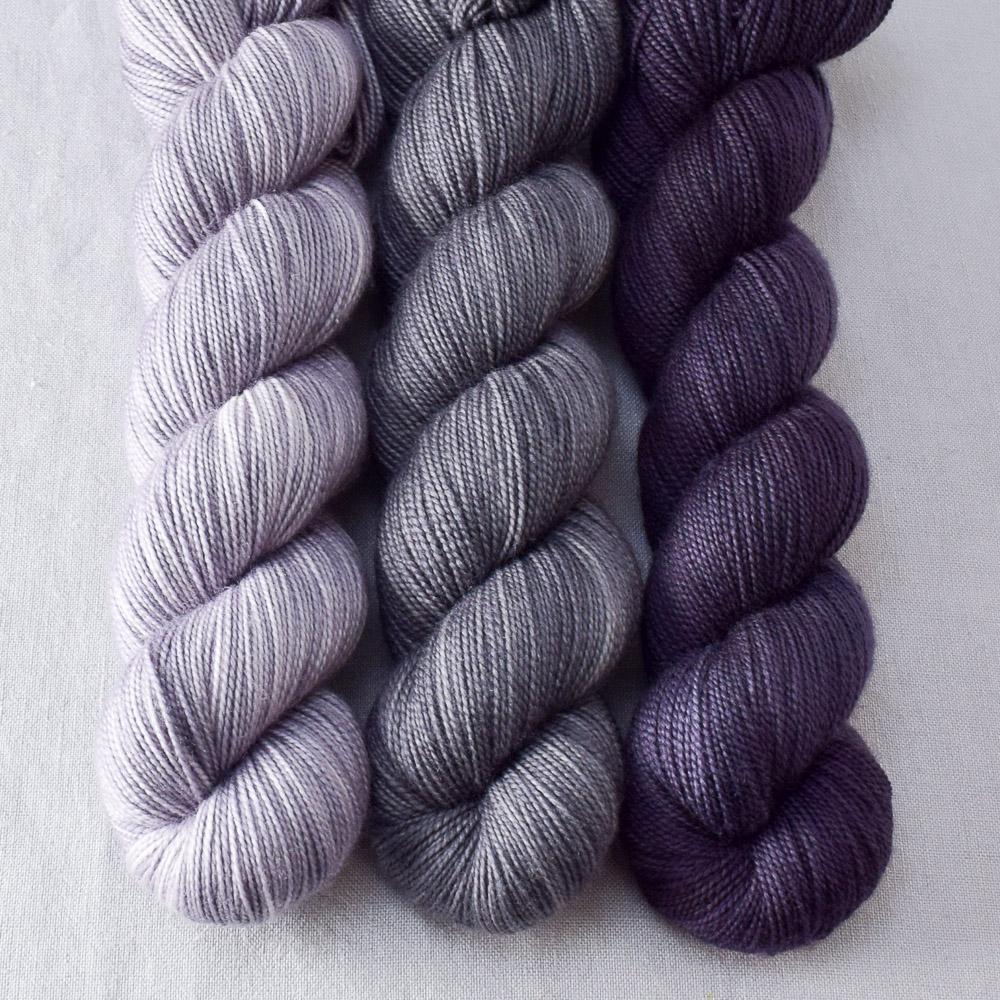 Dusk, Oxidized Silver, Provence - Miss Babs Yummy 2-Ply Trio