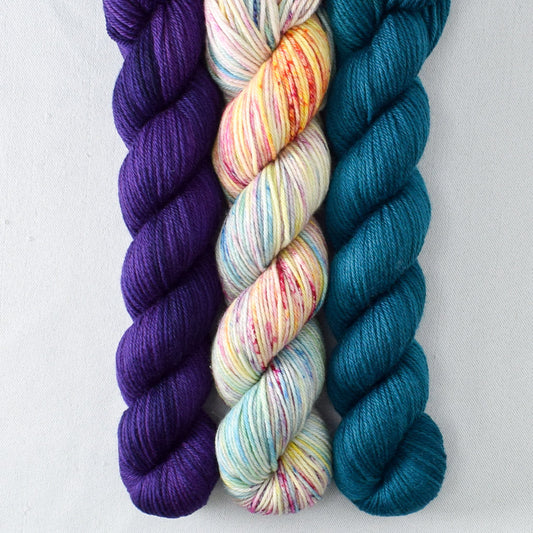 Dutch Iris 1, River Dee, Sequins and Fringe - Miss Babs Yowza Mini Trio