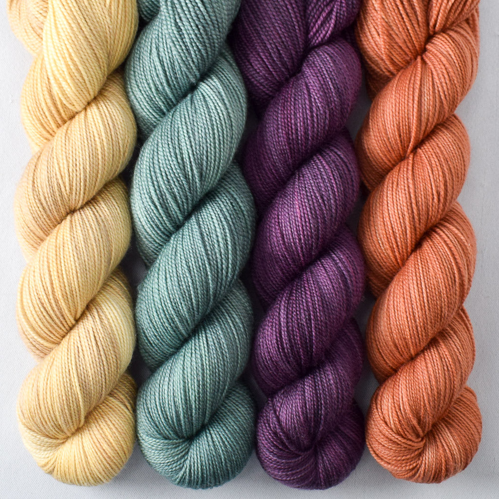 Earthenware, Mount Kootaloo, Sandy Cove, Tulipa - Miss Babs Yummy 2-Ply Quartet