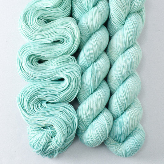 Easy Sway - Miss Babs Estrellita fingering weight superwash merino and Lurex yarn