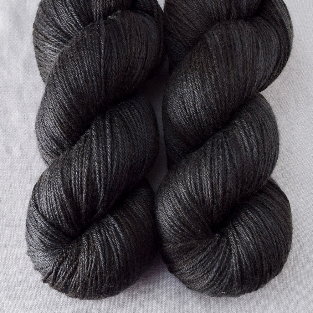 Ebony - Miss Babs Big Silk wool and silk blend yarn