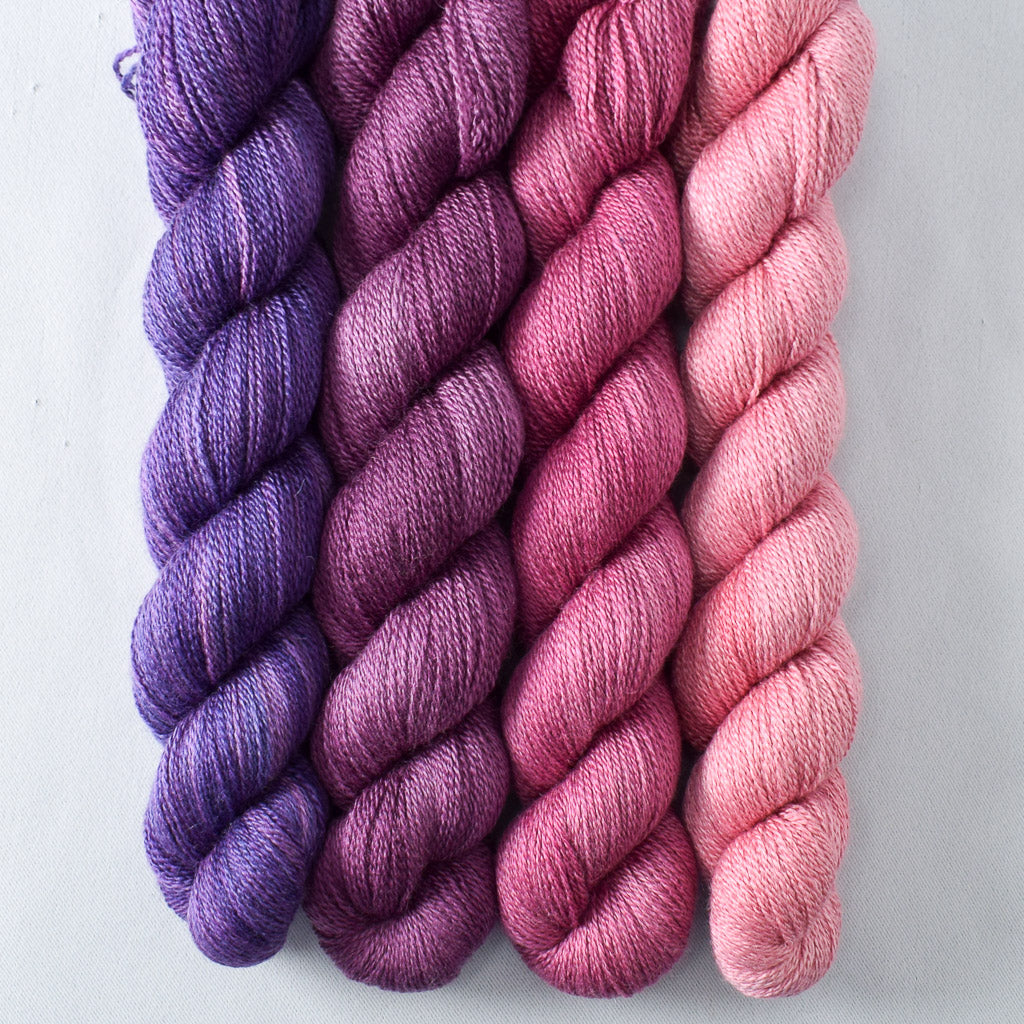 Embellish, Japanese Maple, Lilacs, Shiso - Miss Babs Yet Quartet