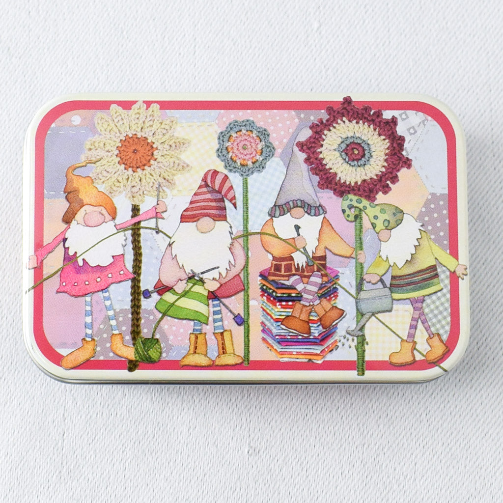 Emma Ball Crafting Gnomes Mini Rectangular Tin - Miss Babs Notions