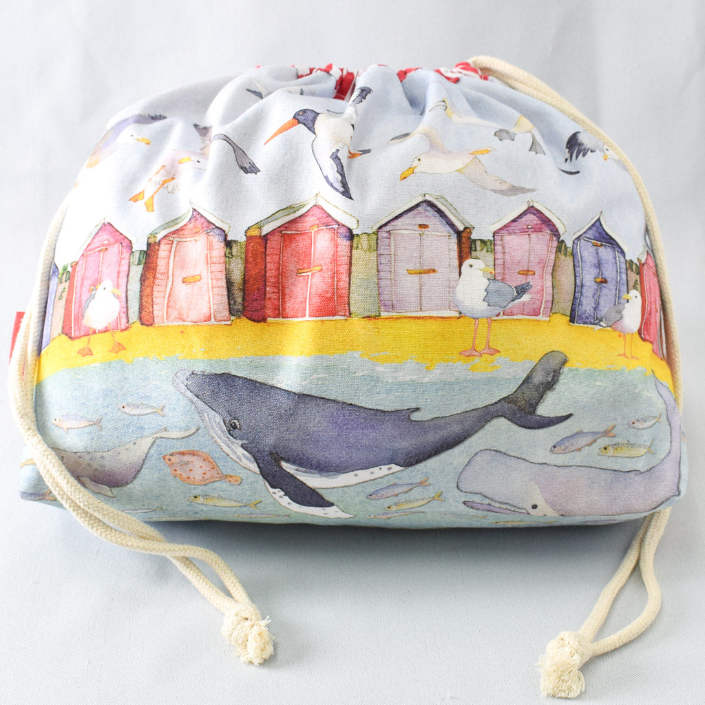 Emma Ball Sealife Drawstring Bag - Miss Babs Notions