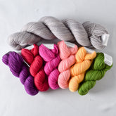 English Country Garden and Flagstone Shawl Set - Gradient Set