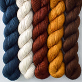 Eternity, White Peppercorn, Russet, Old Gold, Dark Chocolate - Yowza Mini Set of Five