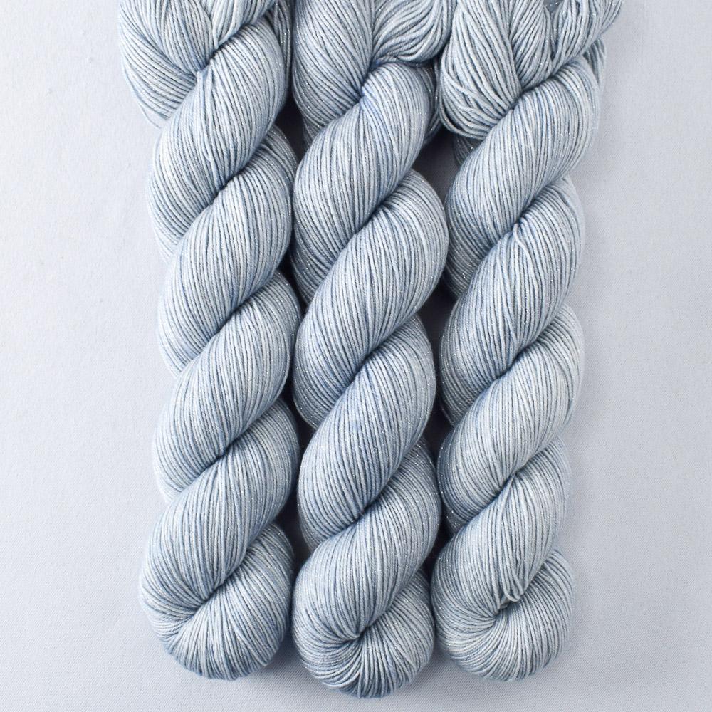 Faded - Miss Babs Estrellita fingering weight superwash merino and Lurex yarn