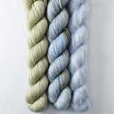 Ground Anise, Migration, Faded - Pillowy Cowl Set - Babette