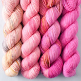 Fairy Floss, Make Believe, Ruchbah, Tropical Sunset - Miss Babs Yummy 2-Ply Quartet