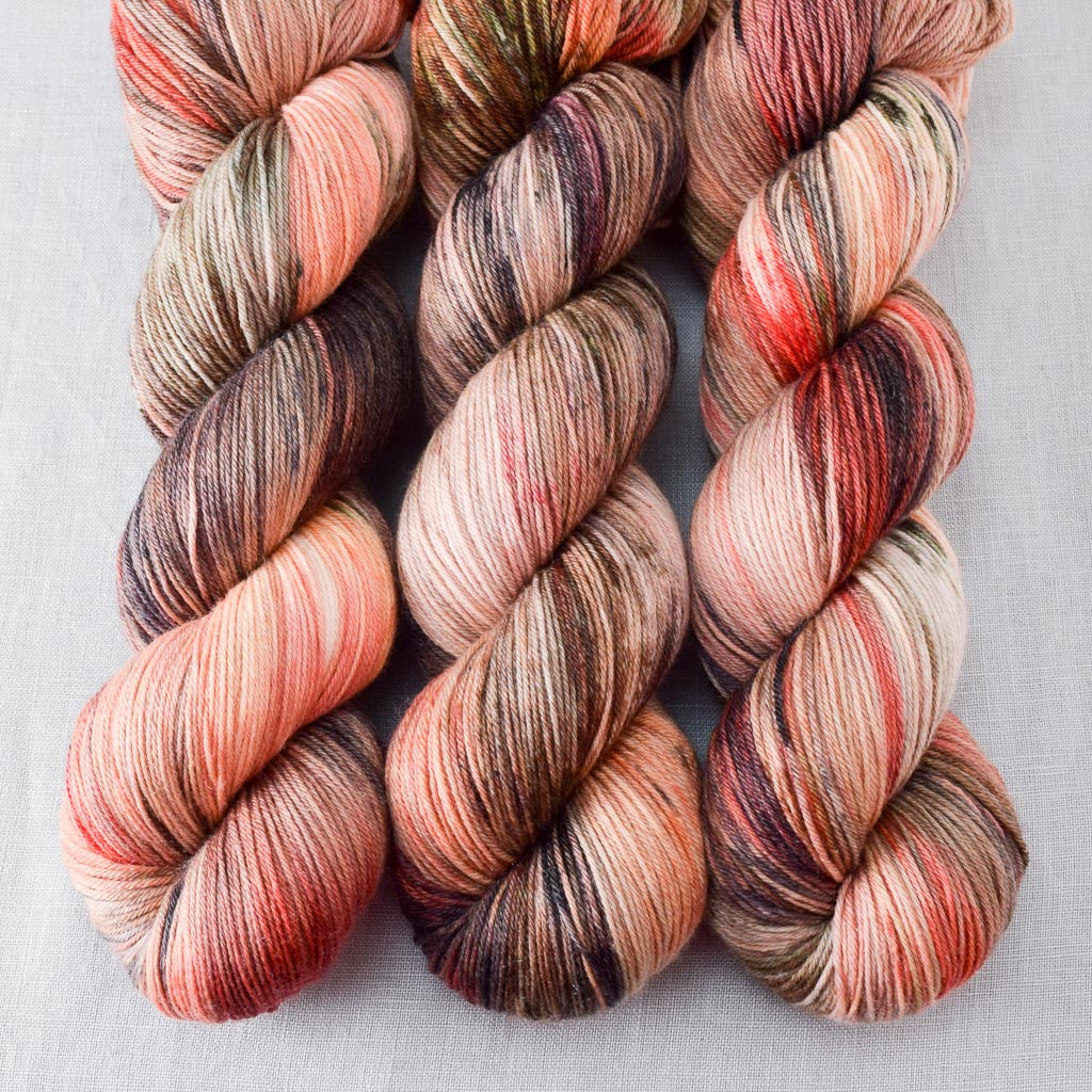 Favorite Boots - Miss Babs Tarte wool blend sock yarn