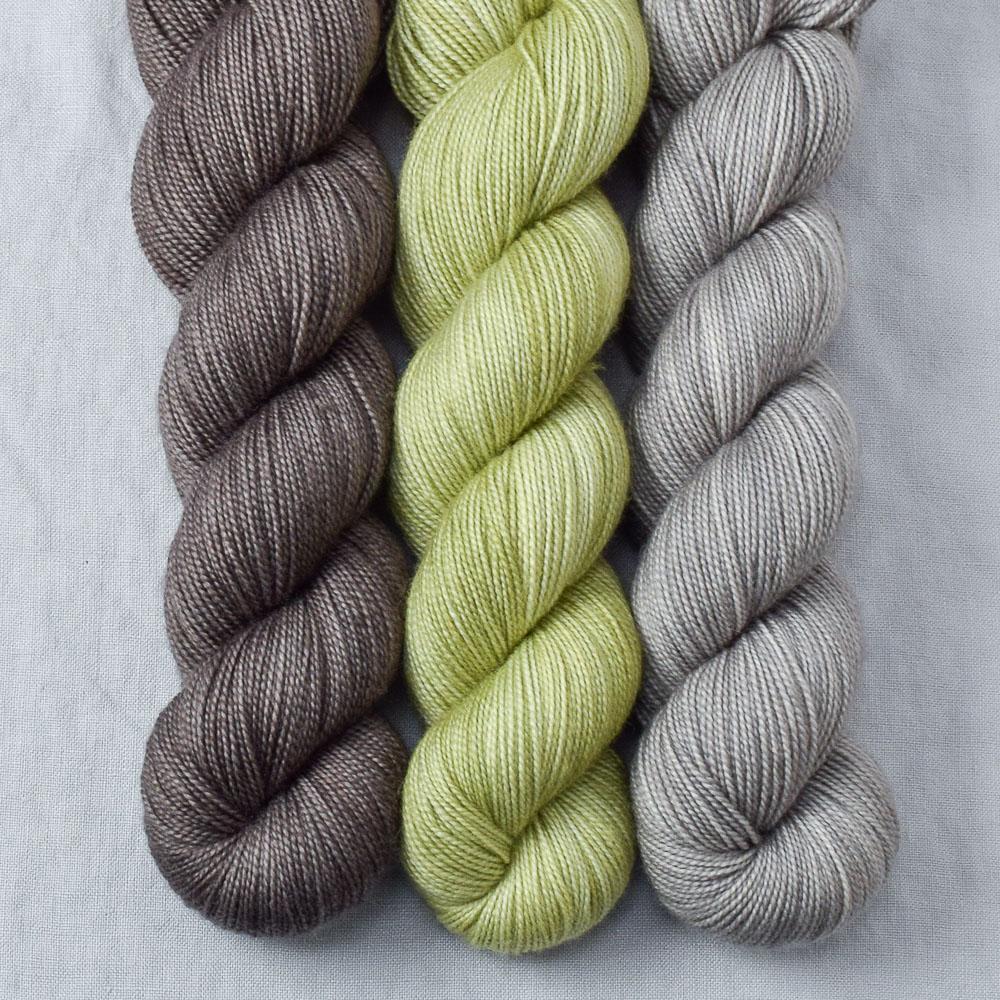Field Mouse, Frog Belly, Oyster - Miss Babs Yummy 2-Ply Trio