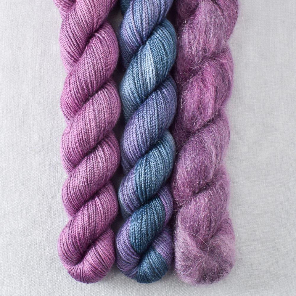 Fig, Iolite, Tulipa - Miss Babs Pillowy Cowl Set