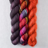 Fired Up, Turkey Red, You Rang - Miss Babs Pillowy Cowl Set