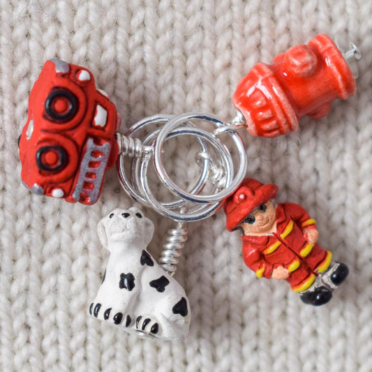 Fire House - Miss Babs Stitch Markers